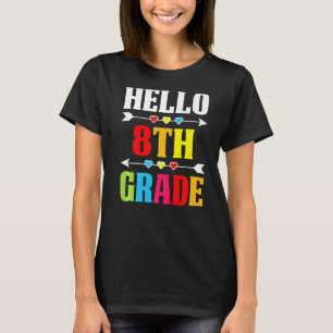 Camiseta Professor Aluno Alô, 8º Ano De Volta À Escola
