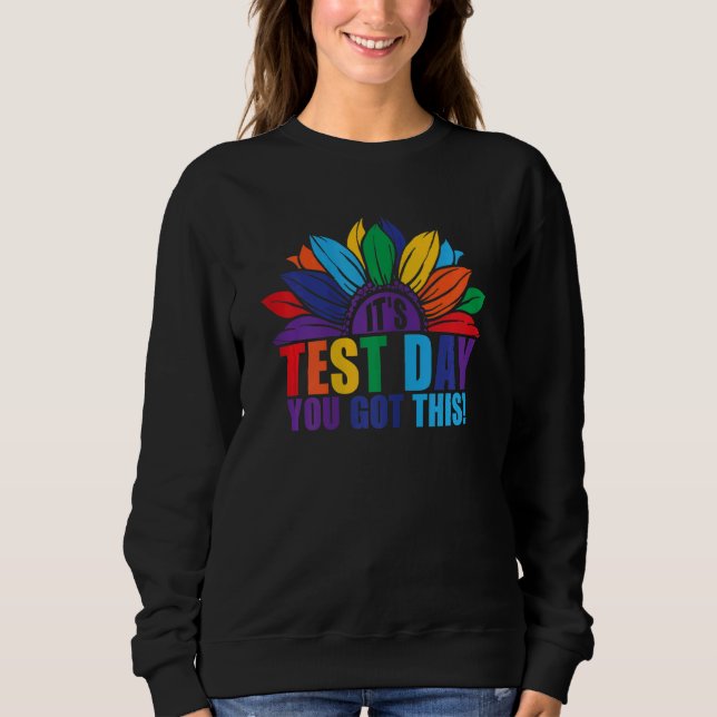 Camiseta Professor Aluno É Dia de Teste Você Tem Este Teste (Frente)