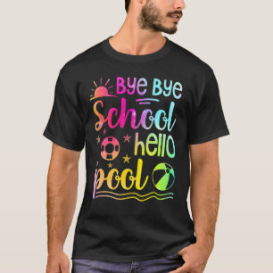 Camiseta Professor Aluno Tchau Tchau Escola Olá Piscina Nat