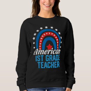 Camiseta Professor Americano de 1ª Série Arco-íris Bandeira