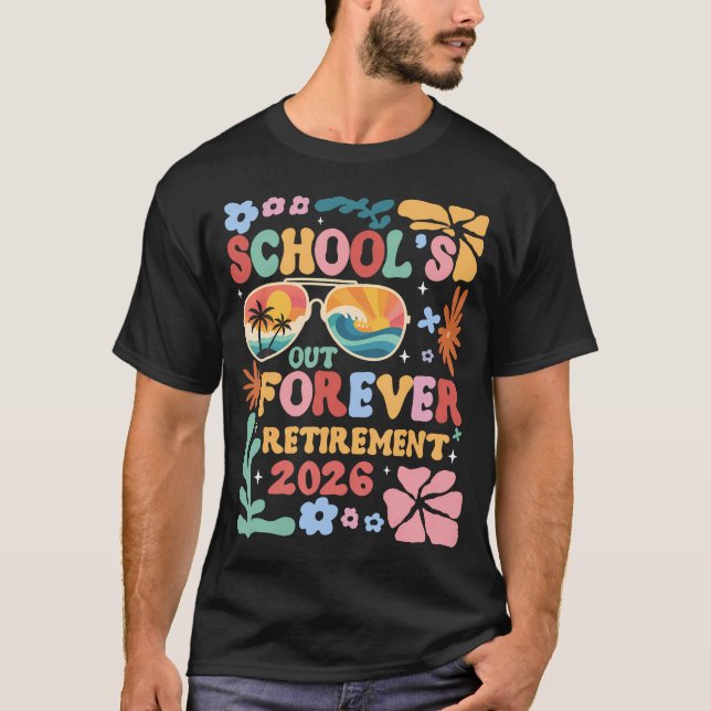 Camiseta Professor Aposentado 2026 Escolas Fechadas para Se (Frente)