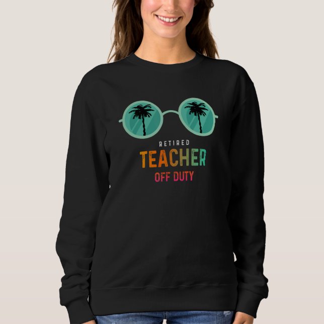 Camiseta Professor aposentado de serviço feliz no último di (Frente)