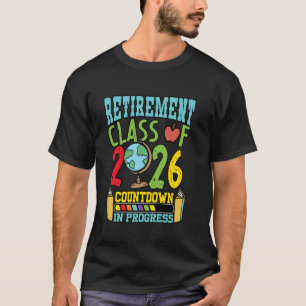 Camiseta Professor Aposentado Turma de 2026 Contagem Regres