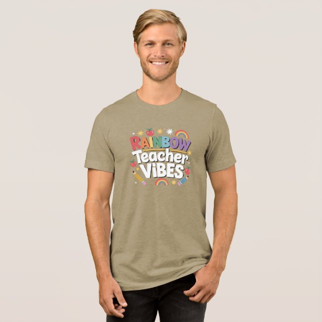 Camiseta Professor Arco-Íris (Frente Completa)