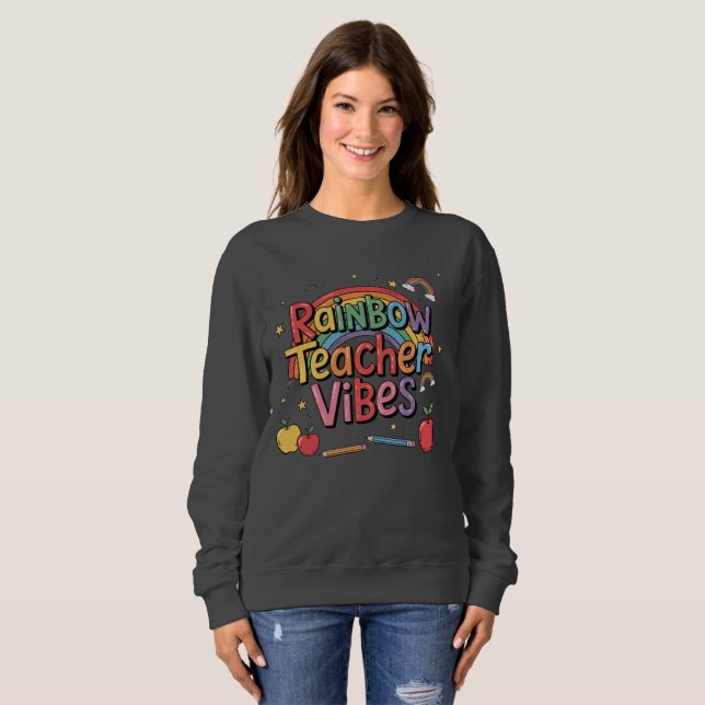 Camiseta Professor Arco-Íris (Frente Completa)