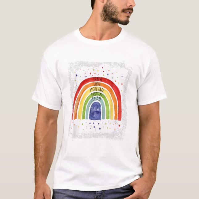 Camiseta Professor Arco-íris Volta à Vida (Frente)