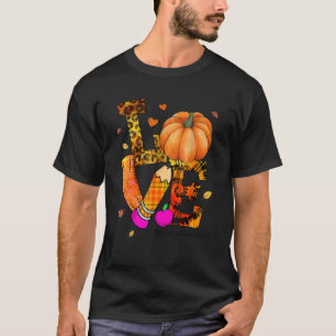 Camiseta Professor Assistente de Amor Obrigados de Pumpkin