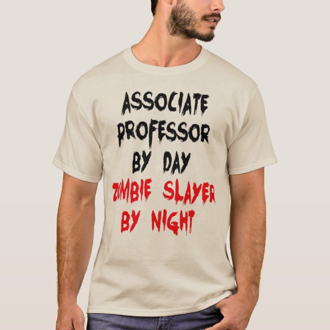 Camiseta Professor associado Zombie Slayer (Frente)