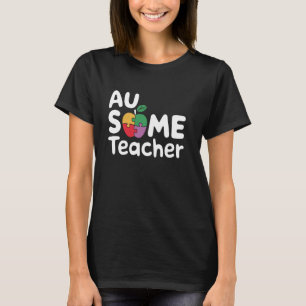 Camiseta Professor Au-Some Conscientização Aceitação Apoio 