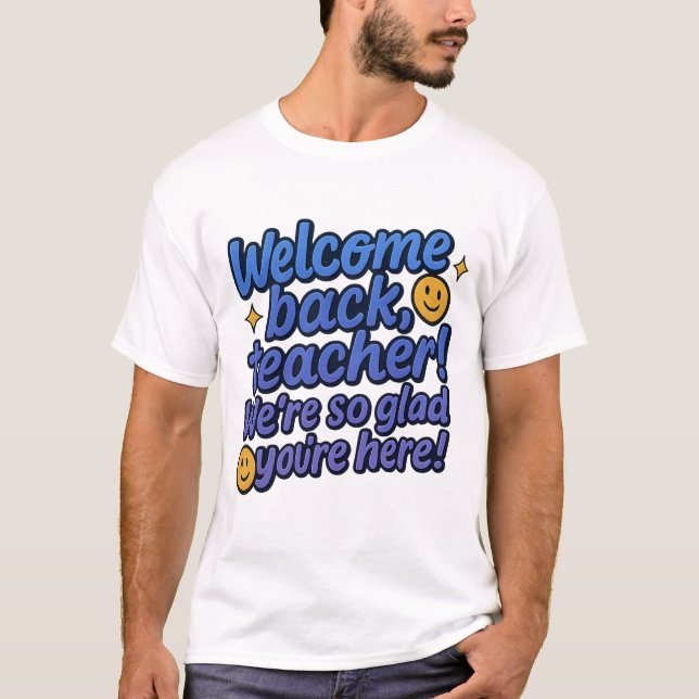 Camiseta Professor Bem-vindo ao Teto de Trás (Frente)
