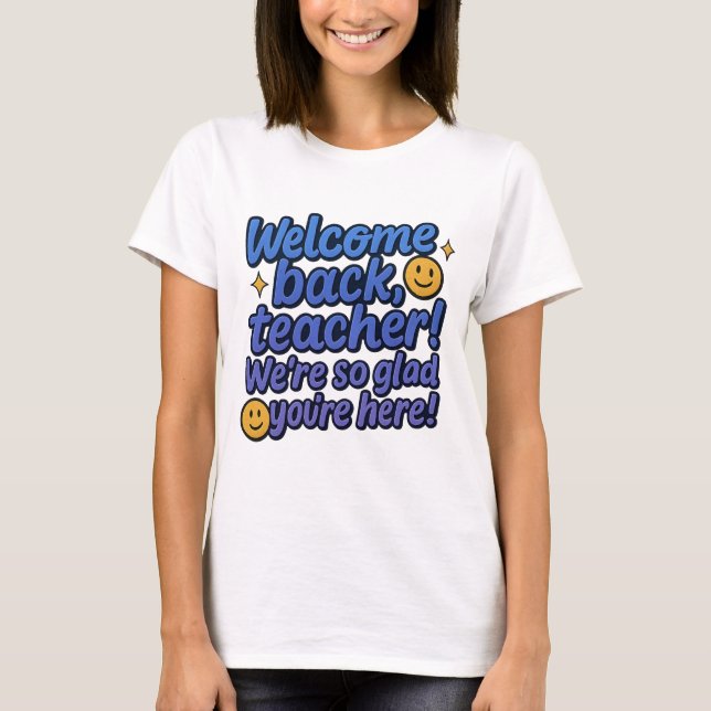 Camiseta Professor Bem-vindo ao Teto de Trás (Frente)