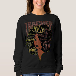 Camiseta Professor Black Afro Melanin Queen African Black S