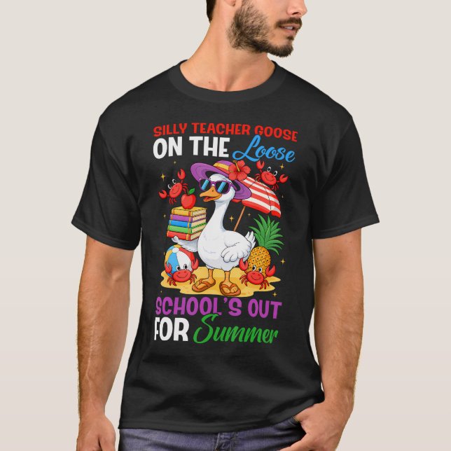 Camiseta Professor Bobo Ganso Solto Último Dia De (Frente)