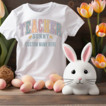 Professor Bunny! Tee de Páscoa Personalizada