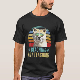 Camiseta Professor Canaan Dog Summer Não Ensinando
