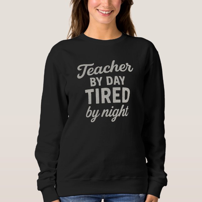 Camiseta Professor CANSAdo à noite DE dia (Frente)