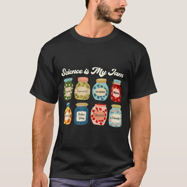 Camiseta Professor Ciência É Minha Jam Stem Estuda (Frente)