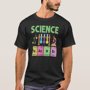 Camiseta Professor Cientista Biologia Química Equipe Ciênci