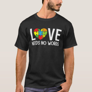Camiseta Professor Conscientização do Autismo O Amor Não P