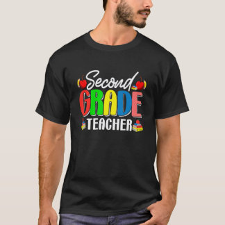 Camiseta Professor Cute da Segunda Série Volta às Aulas Pri