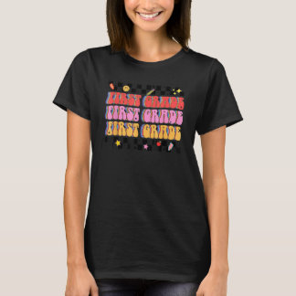Camiseta Professor Da Classe rua Retro Groovy Da Primeira G