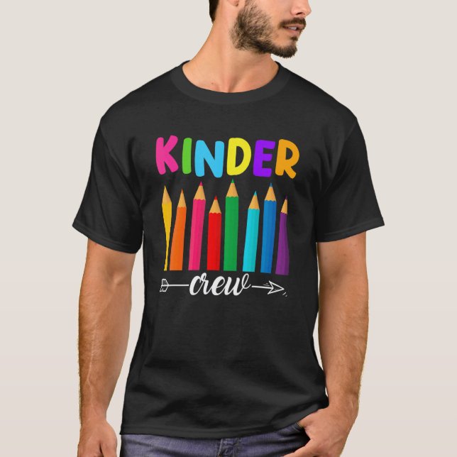Camiseta Professor da Equipe de Kinder De Volta à Escola Ja (Frente)