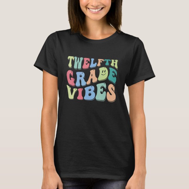 Camiseta Professor da Equipe do 12 Grau Vibes Primeiro Dia  (Frente)