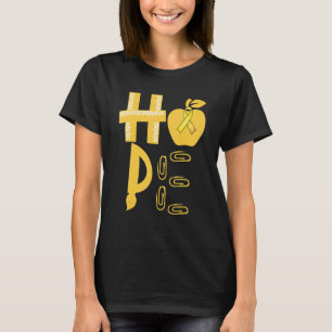 Camiseta Professor da Fita Amarela de Conscientização da Es