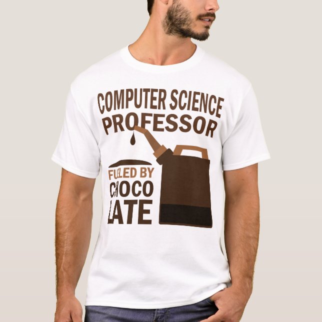 Camiseta Professor da informática presente (engraçado) (Frente)