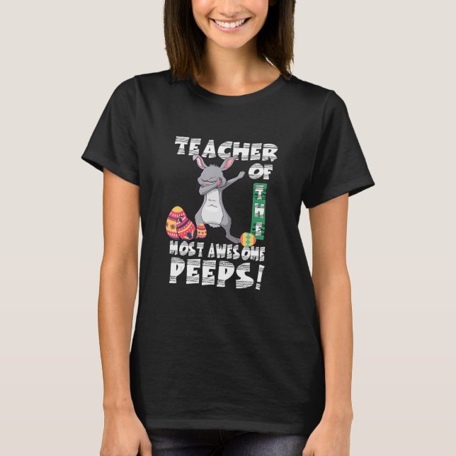 Camiseta Professor Da Páscoa Mais Incrível De Peeps (Frente)