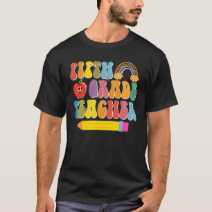 Camiseta Professor da Quinta Série de Volta à Escola Retro 