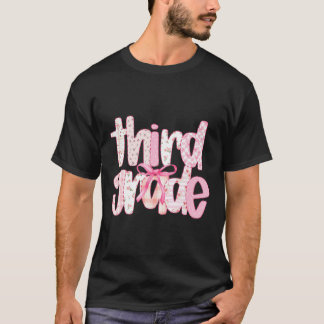 Camiseta Professor da Terceira Série Fofo De Volta à Escola
