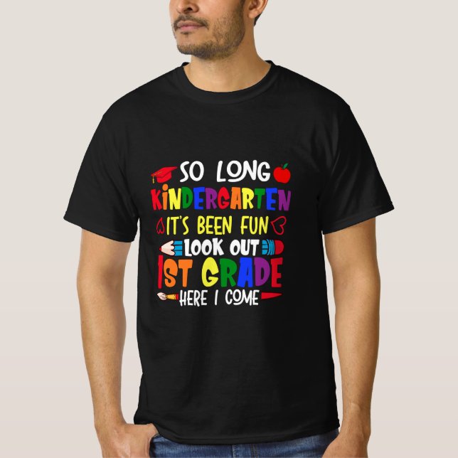 Camiseta Professor de 1º grau no jardim de infância (Frente)