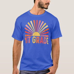Camiseta Professor de 1rua Arco-Íris 70s Retro Boho Cortado