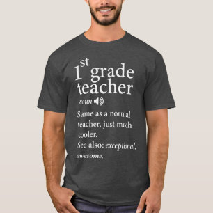 Camiseta Professor de 1rua de volta à escola 100 dias de