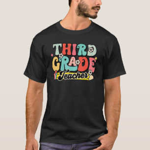 Camiseta Professor De 3º Grau De Groovy No Primeiro Dia Das