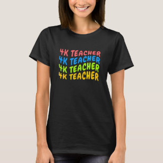 Camiseta Professor de 4k de volta às aulas