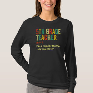 Camiseta Professor de 5 Grau Engraçado 5 de Grau Engraçado
