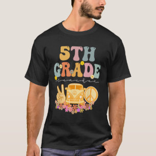 Camiseta Professor de 5 Grau Retro Groovage Vintage Primeir