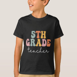 Camiseta Professor de 5 Grau Retro Groovage Vintage Primeir