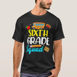 Camiseta Professor de 6 Grau Esquadrão Alô De Volta Para Sc