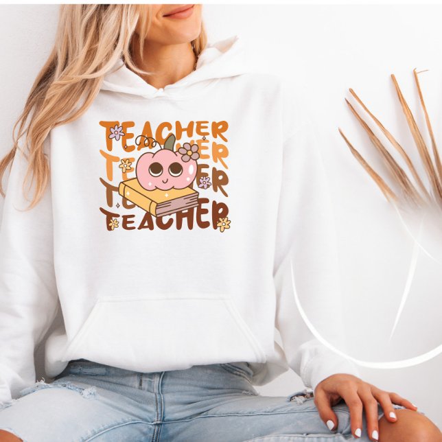Camiseta Professor de Abóbora Retro | Presente para profess (Criador carregado)