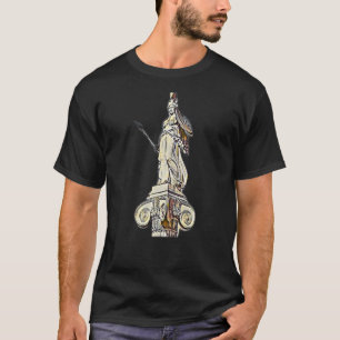Camiseta Professor de Abstrato de Estátua Grego Aciente 7
