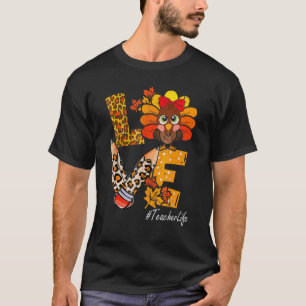 Camiseta Professor de Ação de Graças A Vida Apaixonada Por