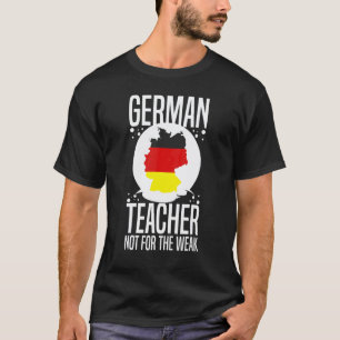 Camiseta Professor de Alemão Bandeira da Alemanha Lição de