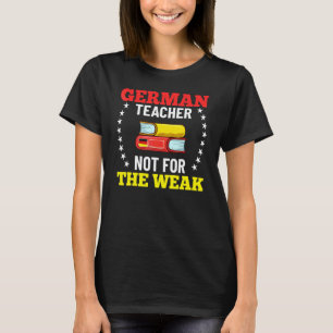 Camiseta Professor de Alemão Bandeira da Alemanha Lição de