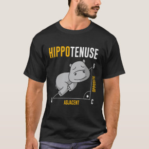 Camiseta professor de álgebra da hipotenusa do hipopótamo d