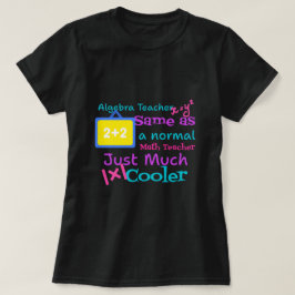 Camiseta Professor de álgebra igual a professor normal de m