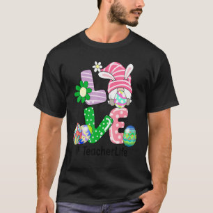 Camiseta Professor de Amor Bonito Páscoa de Vida Gnomo Caça