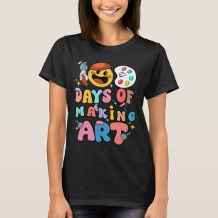 Camiseta Professor de Arte 100 Dias Fazendo Professor de Ar